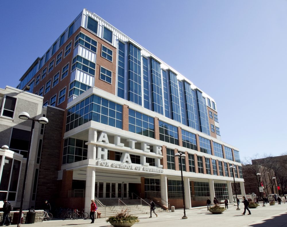 Alter Hall, Home of the Fox School of Business