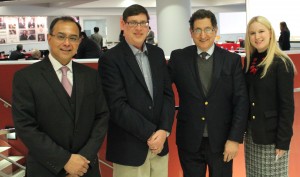 A group of panelists spoke to Fox Global MBA students about the Latin American region prior to the students’ Global Immersion trip there in March.