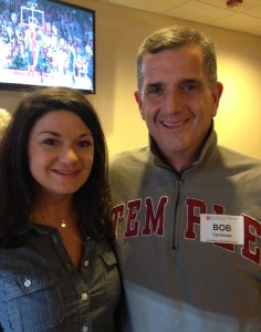Husband and wife Bob Centonze, FOX ’81, who earned a BBA in Finance, Industrial Relations, and Organization Behavior, and Lynn Centonze, FOX ’81, who attained a BBA in Insurance and Risk, attended a recent Temple men’s basketball game with their daughter and fellow alum Pam Centonze, FOX ’13, who earned an MBA in Financial Management.