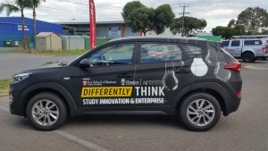 Fox Flinders Wrapped Car