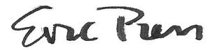 Signature of Eric Press