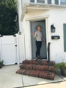 Jen Singley unlocking one of her properties 