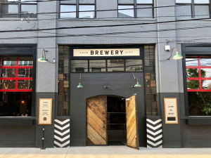 The view from outside Love City Brewing Company