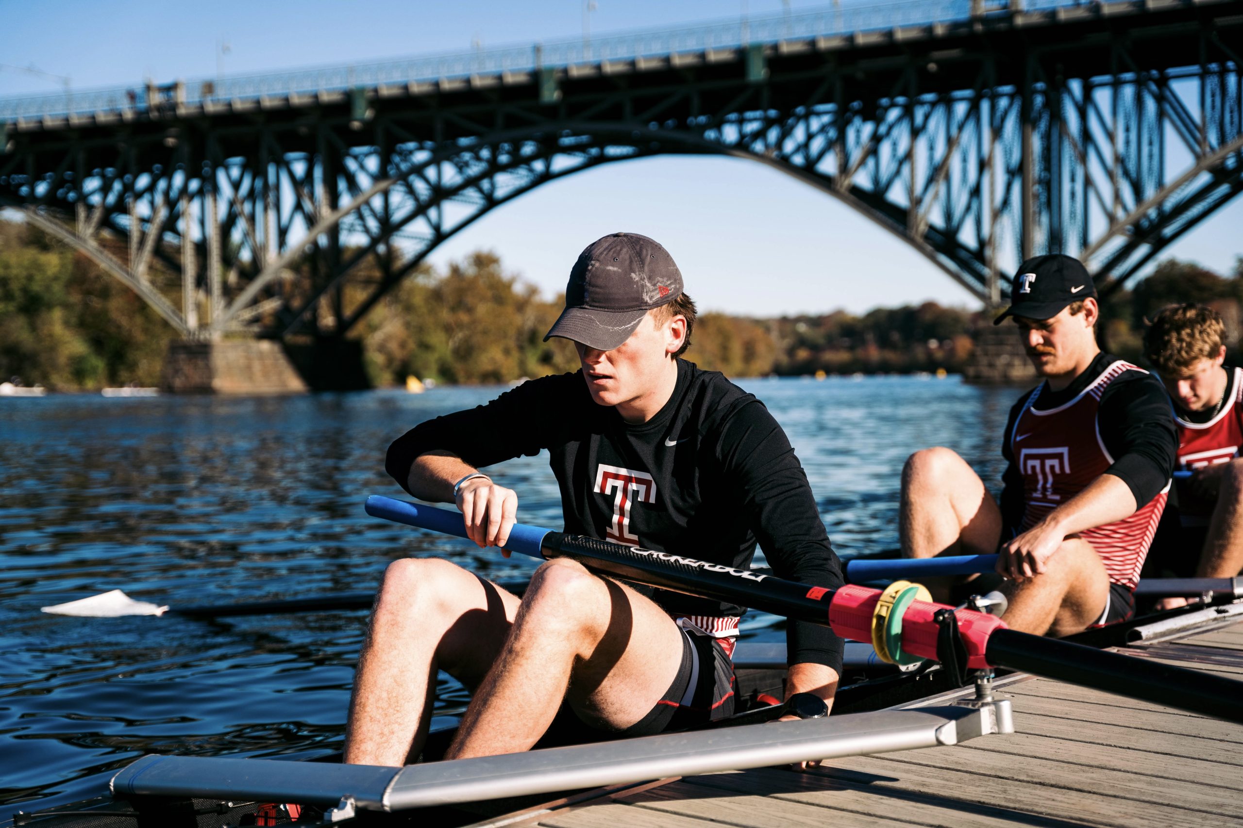 Angus Tremlett, class of 2028, is a member of the Temple Owls men’s crew team