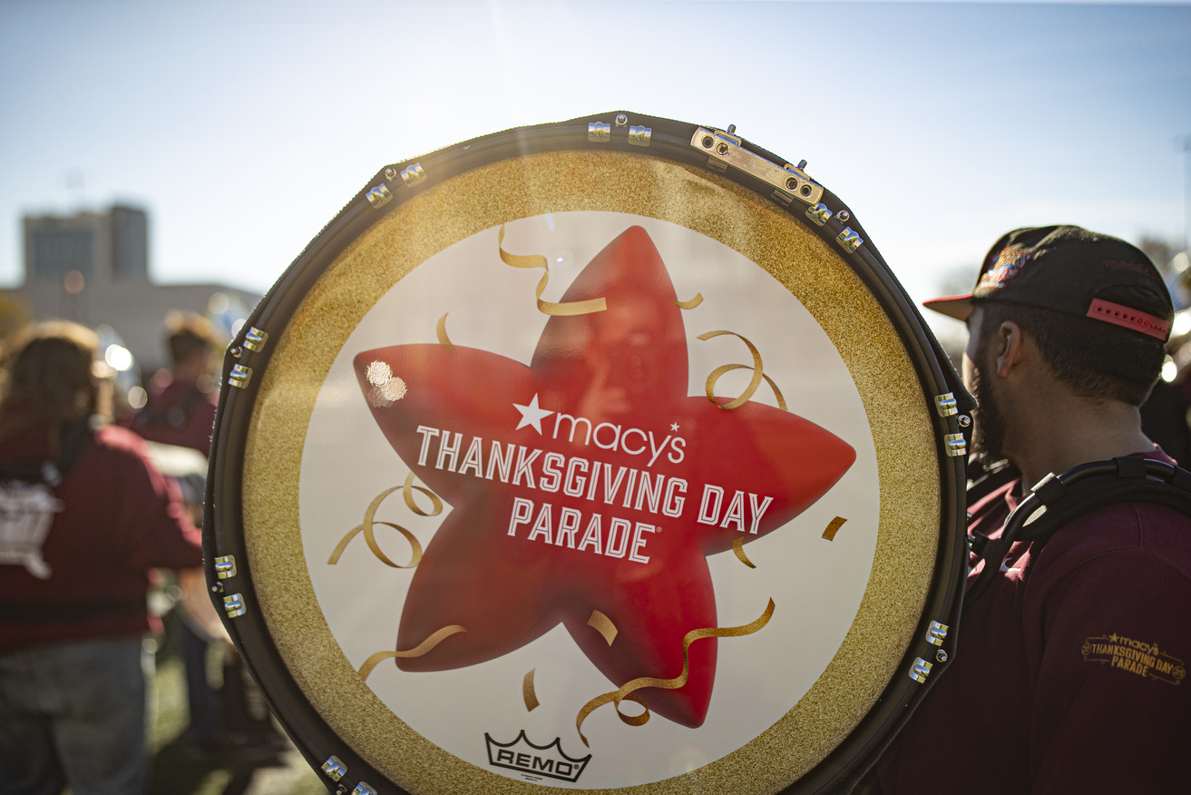 The Temple University Diamond Band performed in the 2025 Macy’s Thanksgiving Day Parade