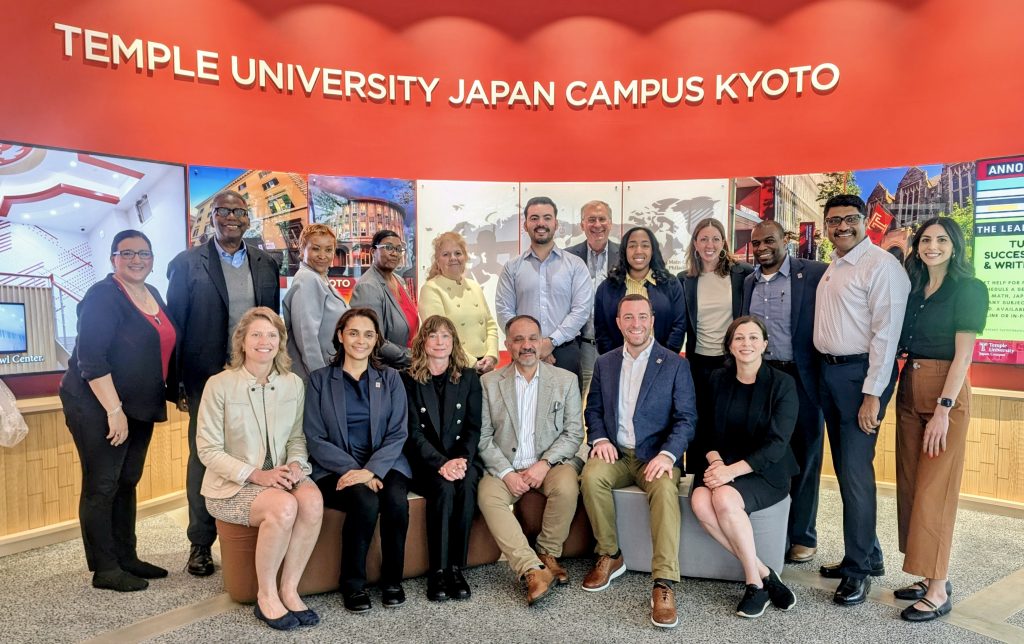 The Fox School EMBA cohort visited Temple’s campus in Kyoto while in Japan.