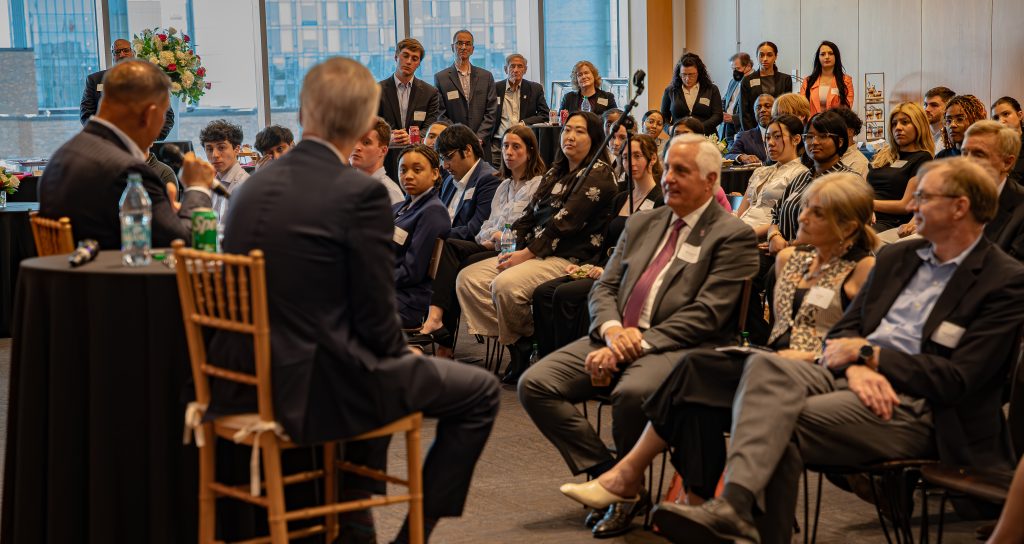 Nauman Shah, MBA ‘00 discussed his career journey, higher education experiences to attending Fox students