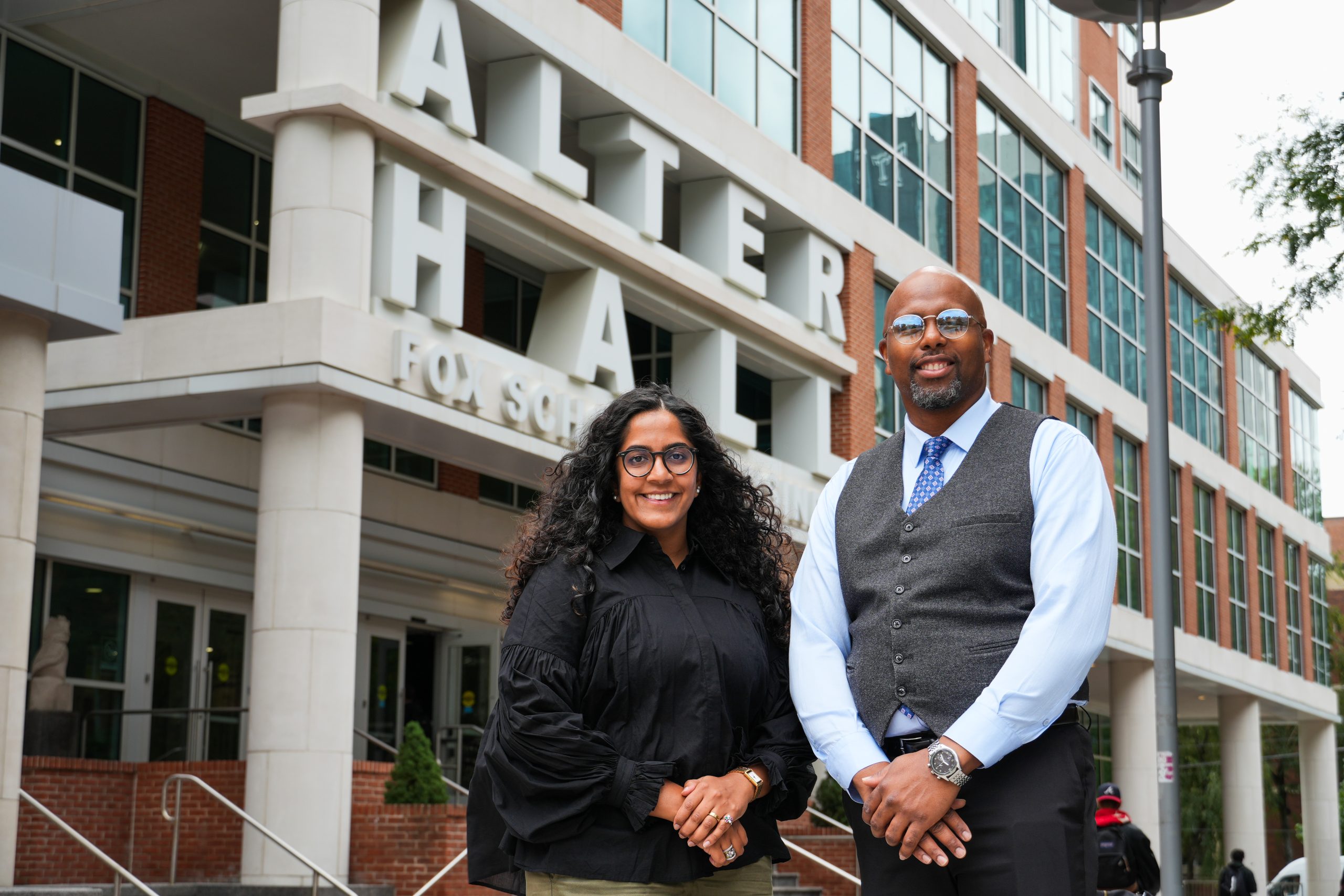 Jaldhi Patel, CST ’20, president (left) and Derick White, vice president of events and engagement