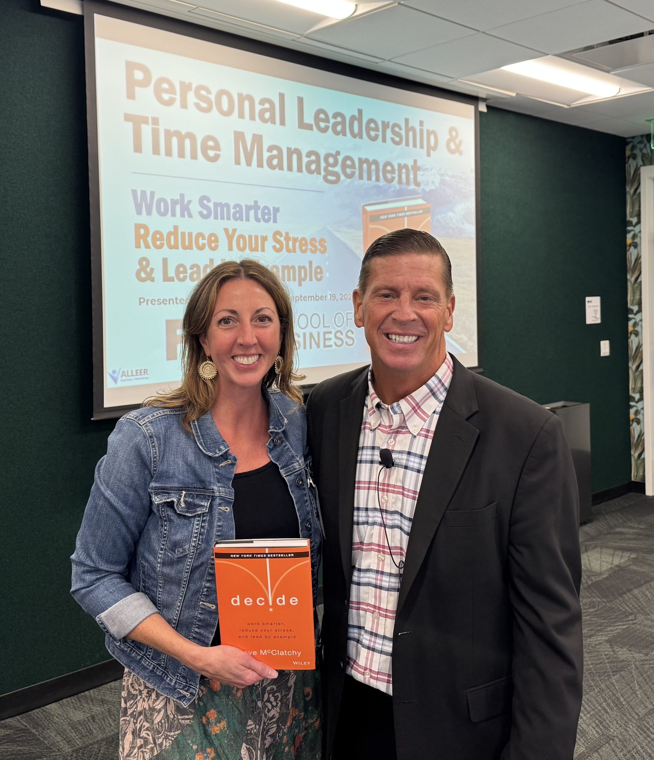 Rachel Fox-Sosalski and Steve McClatchy